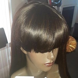 Stunning Sexy Brown Malaysian  Human Hair Wig!